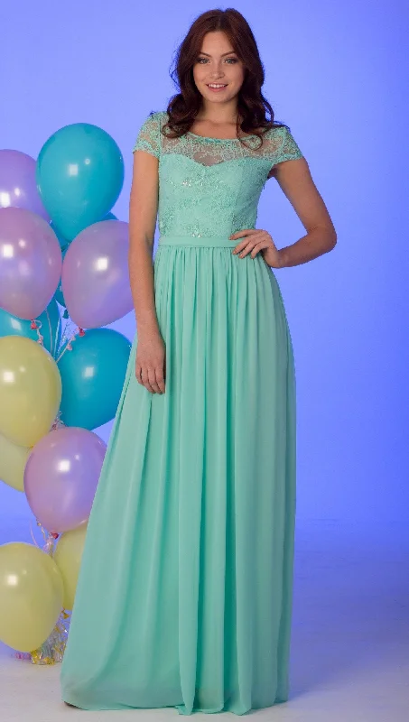 Nataliya  JE1908 Lace Prom Dress Tunics Vintage classic