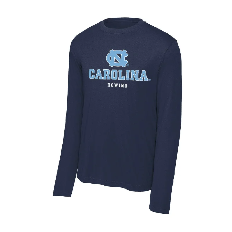 UNC - NCAA Women's Rowing : Gageby Annie Gaither - Activewear Long Sleeve T-Shirt-- V-Neck T-Shirt Long Sleeve Cotton UNC - NCAA Women's Rowing : Gageby Annie Gaither - Activewear Long Sleeve T-Shirt-- V-Neck T-Shirt Long Sleeve Cotton