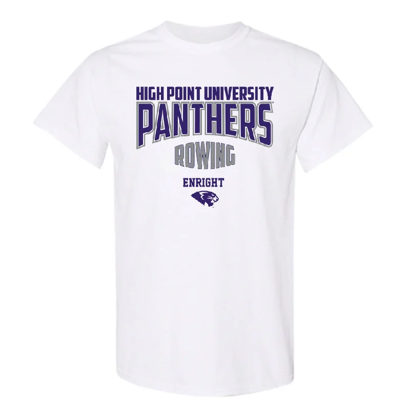 High Point - NCAA Women's Rowing : Caitlin Enright - T-Shirt-- Hooded Caped Shawl Collar High Point - NCAA Women's Rowing : Caitlin Enright - T-Shirt-- Hooded Caped Shawl Collar