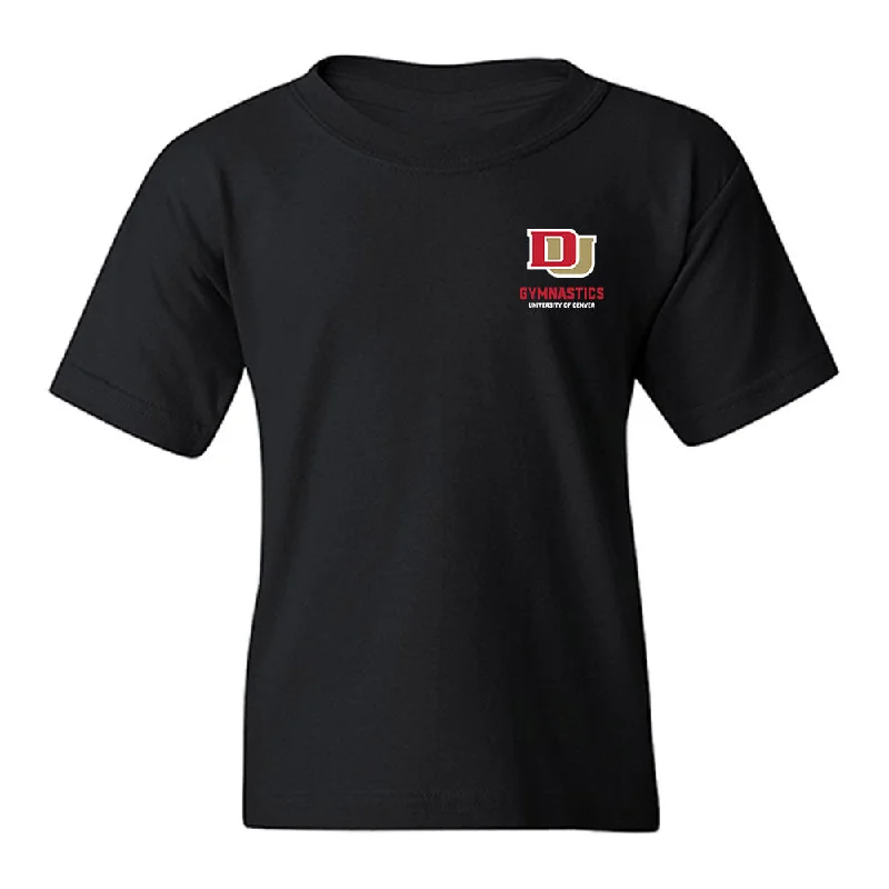 DU - NCAA Women's Gymnastics : Ava Mabanta - Player Collage Youth T-Shirt-- Fitted T-Shirt Seamless Stretchy DU - NCAA Women's Gymnastics : Ava Mabanta - Player Collage Youth T-Shirt-- Fitted T-Shirt Seamless Stretchy