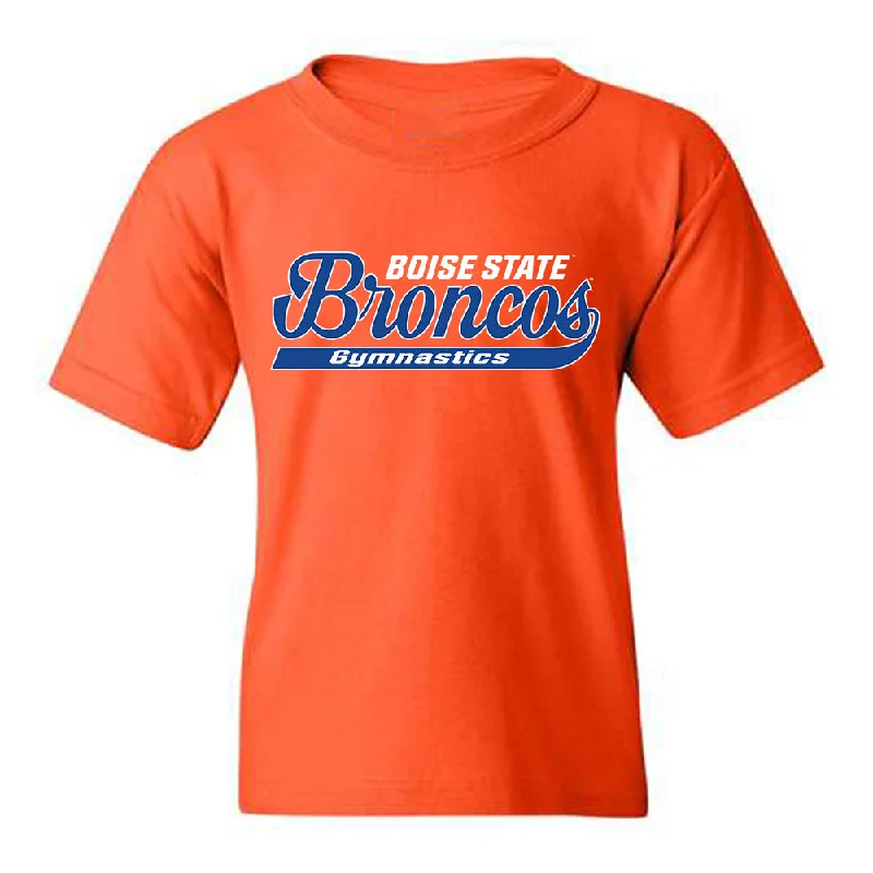 Boise State - NCAA Women's Gymnastics : Kylee Hamby - Youth T-Shirt Classic Shersey-- Zippered Buttoned Snapped Boise State - NCAA Women's Gymnastics : Kylee Hamby - Youth T-Shirt Classic Shersey-- Zippered Buttoned Snapped