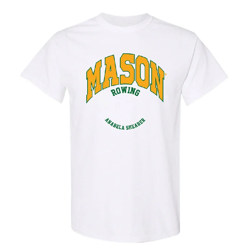 GMU - NCAA Women's Rowing : Anabela Shearer - Classic Fashion Shersey T-Shirt-- Layered Multi-layer Single Layer GMU - NCAA Women's Rowing : Anabela Shearer - Classic Fashion Shersey T-Shirt-- Layered Multi-layer Single Layer