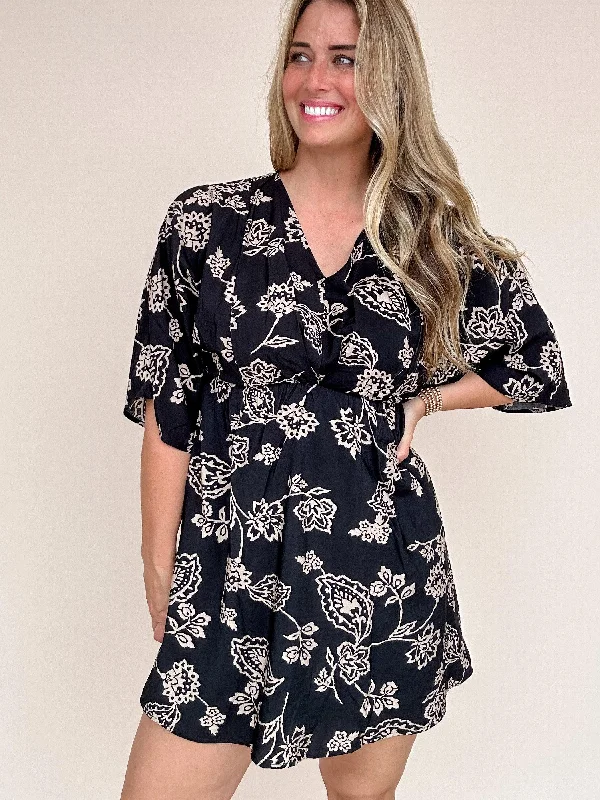Midnight Maple Dress - FINAL SALE Pencil Office Professional