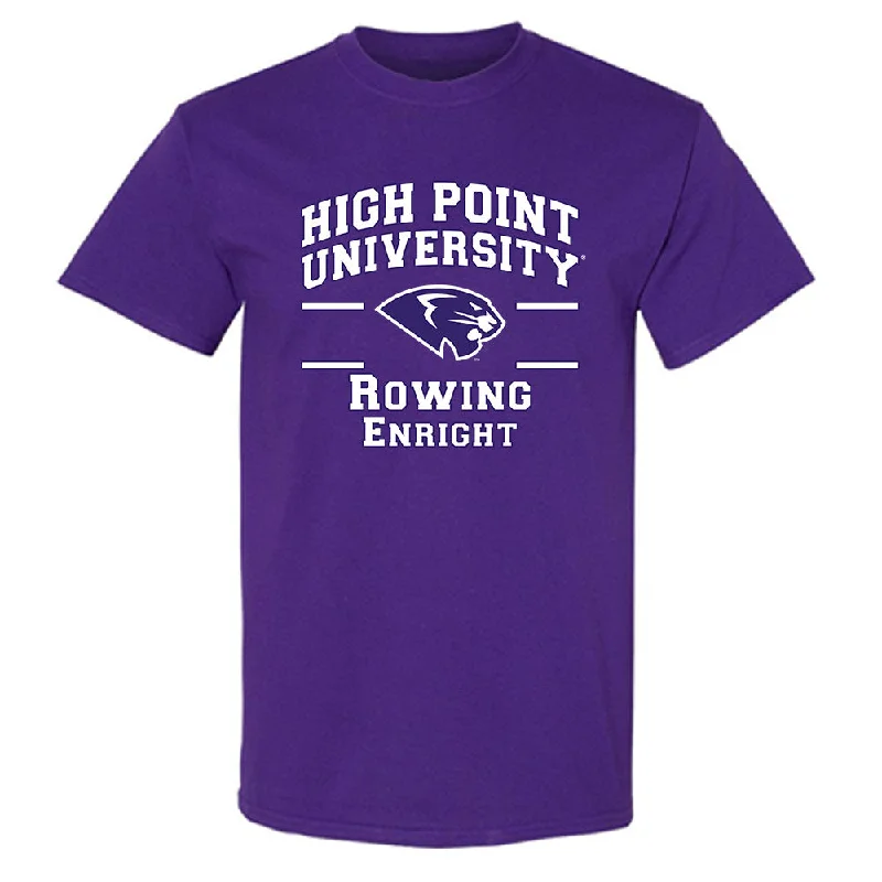 High Point - NCAA Women's Rowing : Caitlin Enright - Classic Fashion Shersey T-Shirt-- Thin T-Shirt Open Front Quick Dry High Point - NCAA Women's Rowing : Caitlin Enright - Classic Fashion Shersey T-Shirt-- Thin T-Shirt Open Front Quick Dry