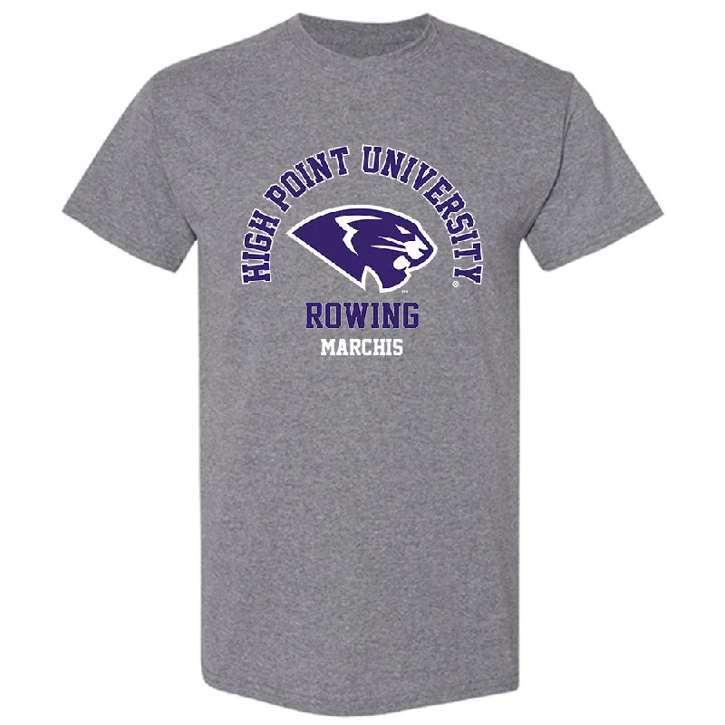 High Point - NCAA Women's Rowing : Caroline Marchis - T-Shirt-- Mesh Fabric Canvas Fabric Denim Fabric High Point - NCAA Women's Rowing : Caroline Marchis - T-Shirt-- Mesh Fabric Canvas Fabric Denim Fabric