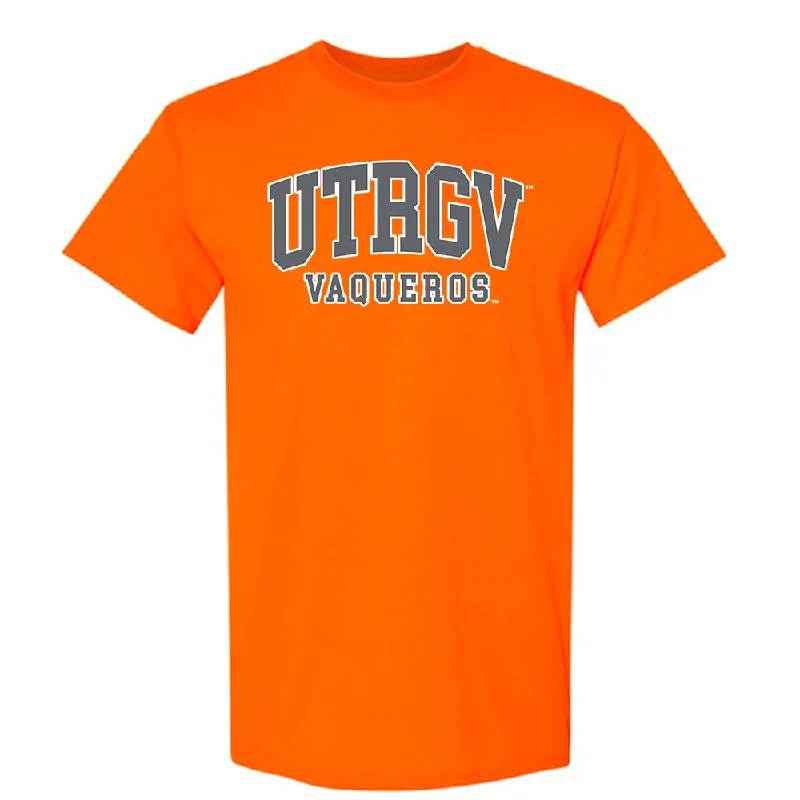 UTRGV - NCAA Women's Track & Field : Ashley Lingueno - Classic Shersey T-Shirt-- Mesh Blend Leather Blend Suede Blend