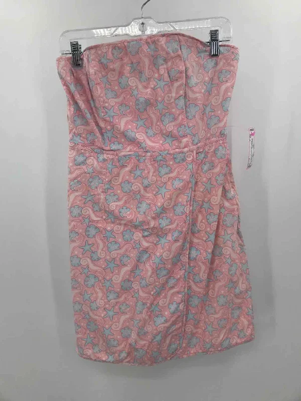 Pre-Owned Vineyard Vines Pink Size 8 Short Strapless Dress Tunics Evening elegant