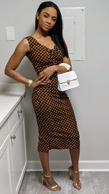 Ilek African Print Ankara Dress Tunics Stylish modern