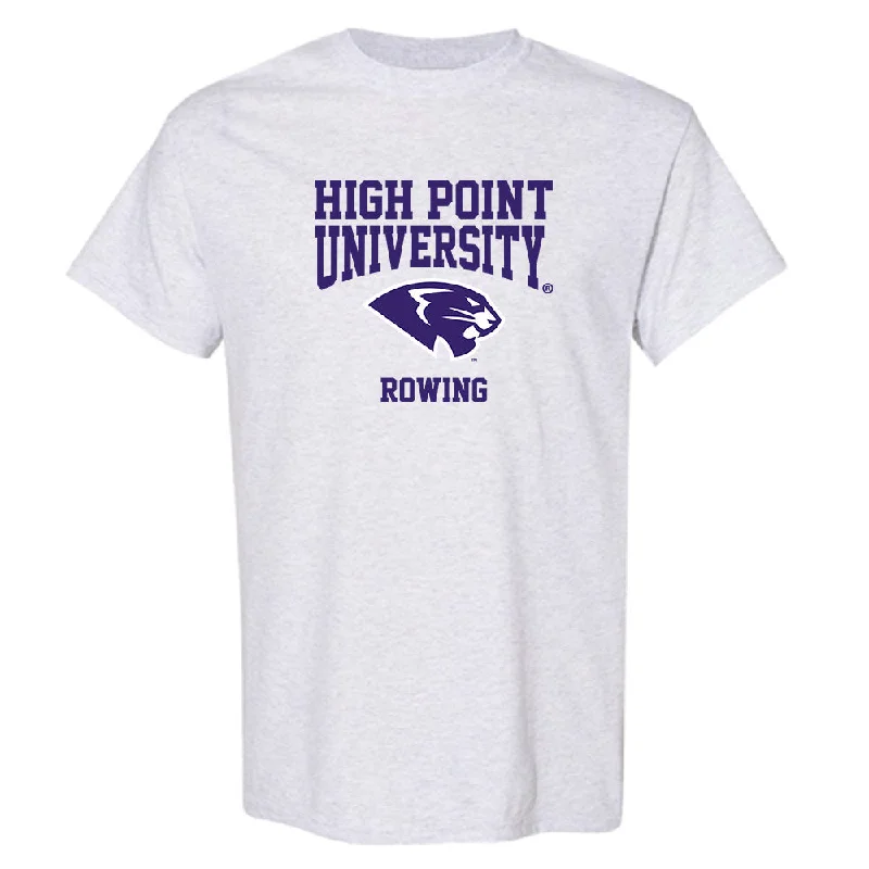 High Point - NCAA Women's Rowing : Caitlin Enright - T-Shirt-- Front Pockets Side Pockets Patch Pockets High Point - NCAA Women's Rowing : Caitlin Enright - T-Shirt-- Front Pockets Side Pockets Patch Pockets