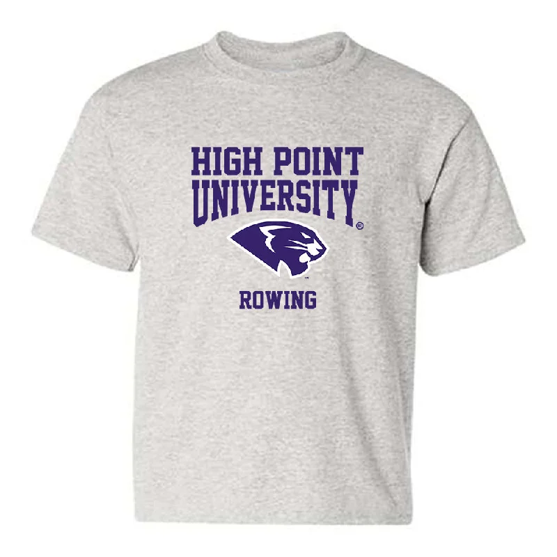 High Point - NCAA Women's Rowing : Caitlin Enright - Youth T-Shirt-- Zippered Front Buttoned Front Snap Front High Point - NCAA Women's Rowing : Caitlin Enright - Youth T-Shirt-- Zippered Front Buttoned Front Snap Front