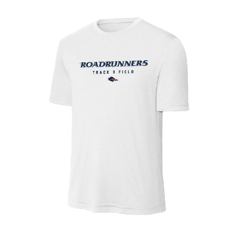 UTSA - NCAA Women's Track & Field : Savannah Lopez - Activewear T-Shirt-- Thin T-Shirt Open Front Quick Dry UTSA - NCAA Women's Track & Field : Savannah Lopez - Activewear T-Shirt-- Thin T-Shirt Open Front Quick Dry