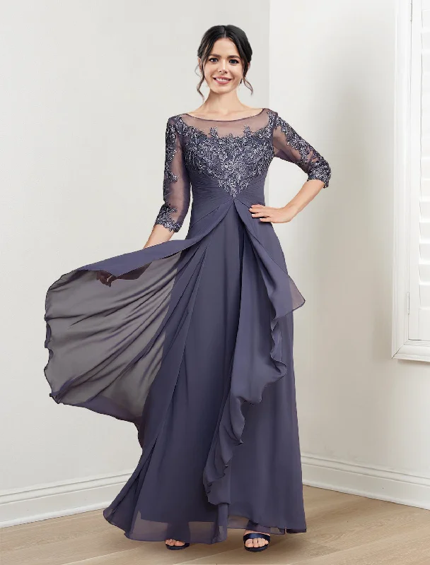 A-Line/Princess Scoop Floor-Length Mother of the Bride Dresses Tunics Exclusive limited A-Line/Princess Scoop Floor-Length Mother of the Bride Dresses Tunics Exclusive limited