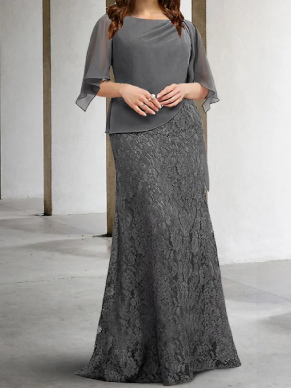 Sheath/Column Mother of the Bride Dresses with Applique Casual Short Summer