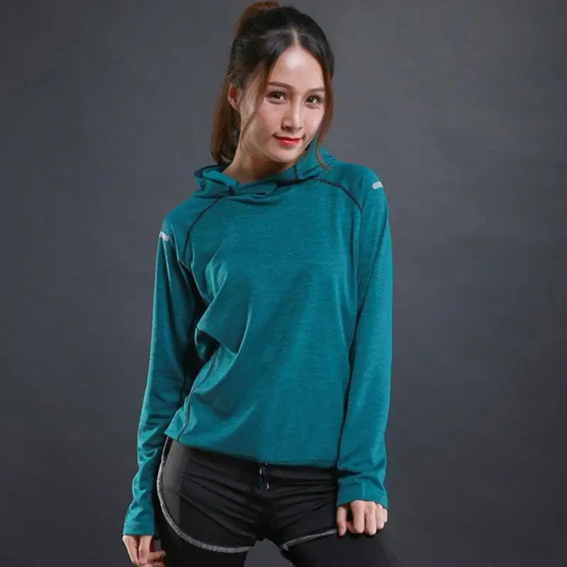 Women’s long sleeve running t-shirts quick dry gym fitness hooded-- Collared Crew Neck Turtle Neck Women’s long sleeve running t-shirts quick dry gym fitness hooded-- Collared Crew Neck Turtle Neck
