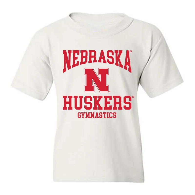 Nebraska - NCAA Women's Gymnastics : Lauren Hollifield - Generic Shersey Youth T-Shirt-- Knit Fabric Woven Fabric Fleece Fabric Nebraska - NCAA Women's Gymnastics : Lauren Hollifield - Generic Shersey Youth T-Shirt-- Knit Fabric Woven Fabric Fleece Fabric