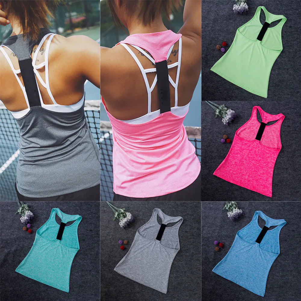 Yoga Casual Sleeveless Women Shirt-- Terry Blend Velvet Blend Canvas Blend
