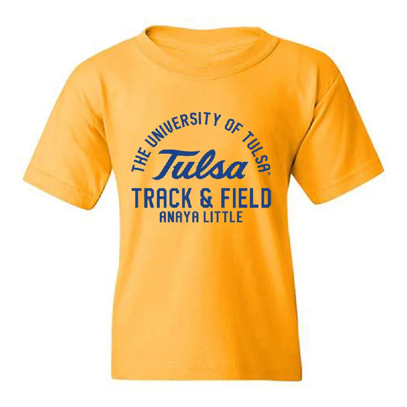 Tulsa - NCAA Women's Track & Field : Anaya Little - Classic Fashion Shersey Youth T-Shirt-- Terry Blend Velvet Blend Canvas Blend