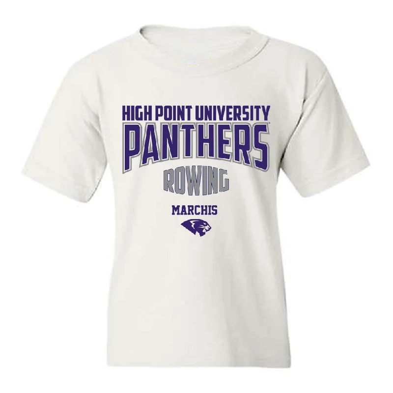 High Point - NCAA Women's Rowing : Caroline Marchis - Youth T-Shirt-- Faux Fur Fabric Real Fur Fabric Shearling Fabric High Point - NCAA Women's Rowing : Caroline Marchis - Youth T-Shirt-- Faux Fur Fabric Real Fur Fabric Shearling Fabric