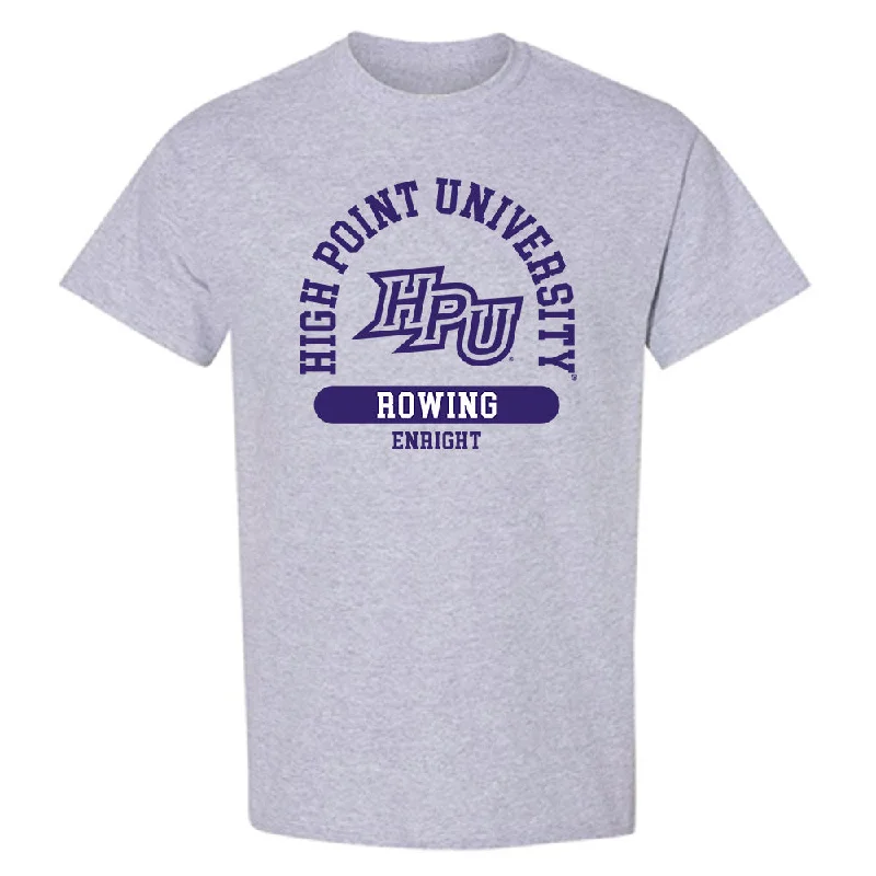 High Point - NCAA Women's Rowing : Caitlin Enright - T-Shirt-- Solid Color Striped Floral High Point - NCAA Women's Rowing : Caitlin Enright - T-Shirt-- Solid Color Striped Floral