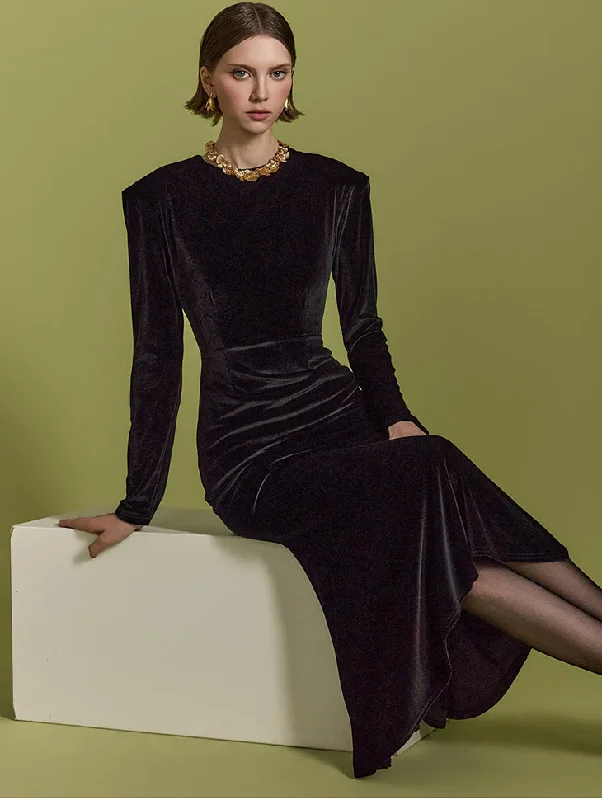 D5152 Velvet Dress Tunics Occasion special