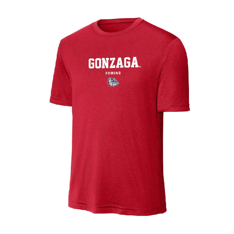 Gonzaga - NCAA Women's Rowing : Alli Krilich - Activewear T-Shirt-- Modern Contemporary Chic Gonzaga - NCAA Women's Rowing : Alli Krilich - Activewear T-Shirt-- Modern Contemporary Chic