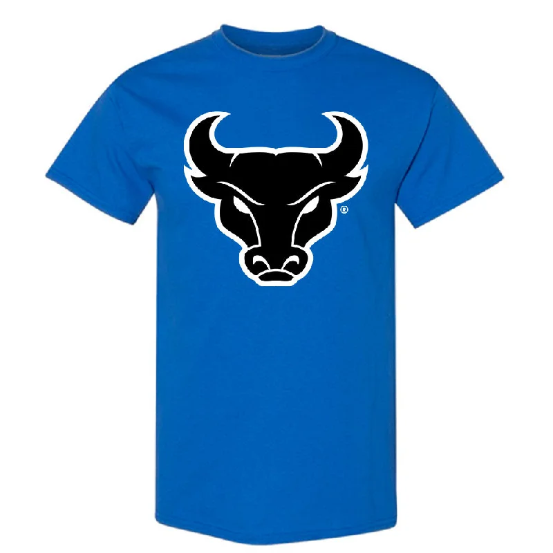 Buffalo - NCAA Women's Track & Field : Alexia Jones - T-Shirt-- Asymmetrical Pockets Print Buffalo - NCAA Women's Track & Field : Alexia Jones - T-Shirt-- Asymmetrical Pockets Print