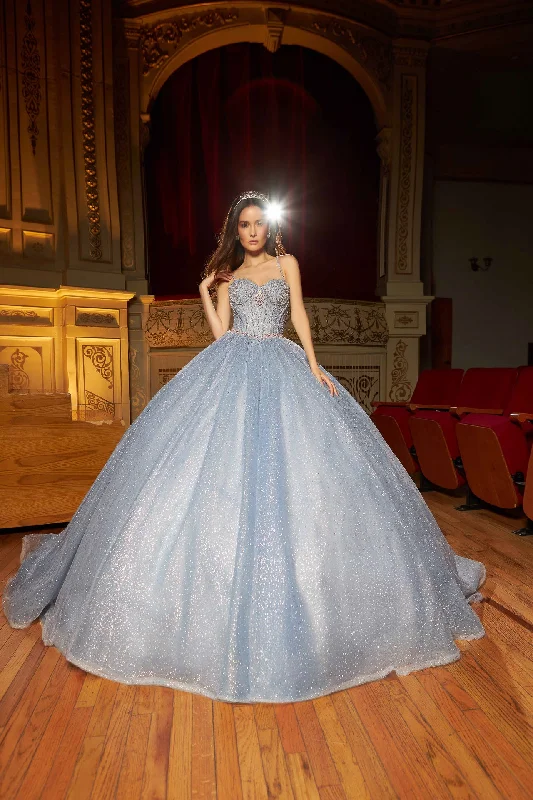 Sleeveless Beaded Quinceanera Dress by Ragazza DV96-596 Tunics Winter warm