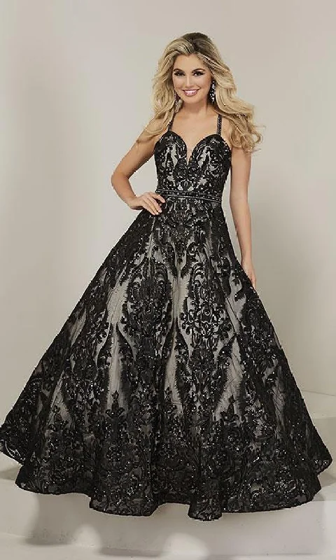 Long A-Line Formal Dress: Tiffany 16369 Tunics Vintage classic
