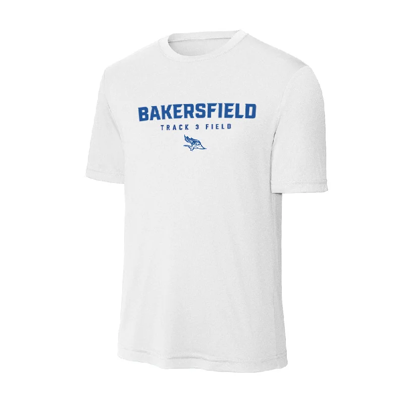 CSU Bakersfield - NCAA Women's Track & Field : Ivy Miller - Activewear T-Shirt-- Cotton Fabric Linen Fabric Terry Fabric CSU Bakersfield - NCAA Women's Track & Field : Ivy Miller - Activewear T-Shirt-- Cotton Fabric Linen Fabric Terry Fabric