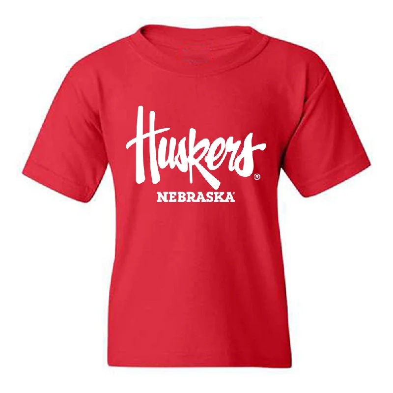 Nebraska - NCAA Women's Gymnastics : Molly Peterson - Generic Shersey Youth T-Shirt-- Cashmere Blend Cotton Blend Poly Blend Nebraska - NCAA Women's Gymnastics : Molly Peterson - Generic Shersey Youth T-Shirt-- Cashmere Blend Cotton Blend Poly Blend