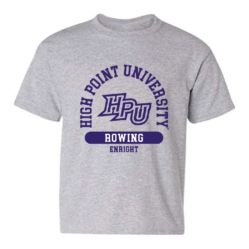 High Point - NCAA Women's Rowing : Caitlin Enright - Youth T-Shirt-- Fitted T-Shirt Seamless Stretchy High Point - NCAA Women's Rowing : Caitlin Enright - Youth T-Shirt-- Fitted T-Shirt Seamless Stretchy