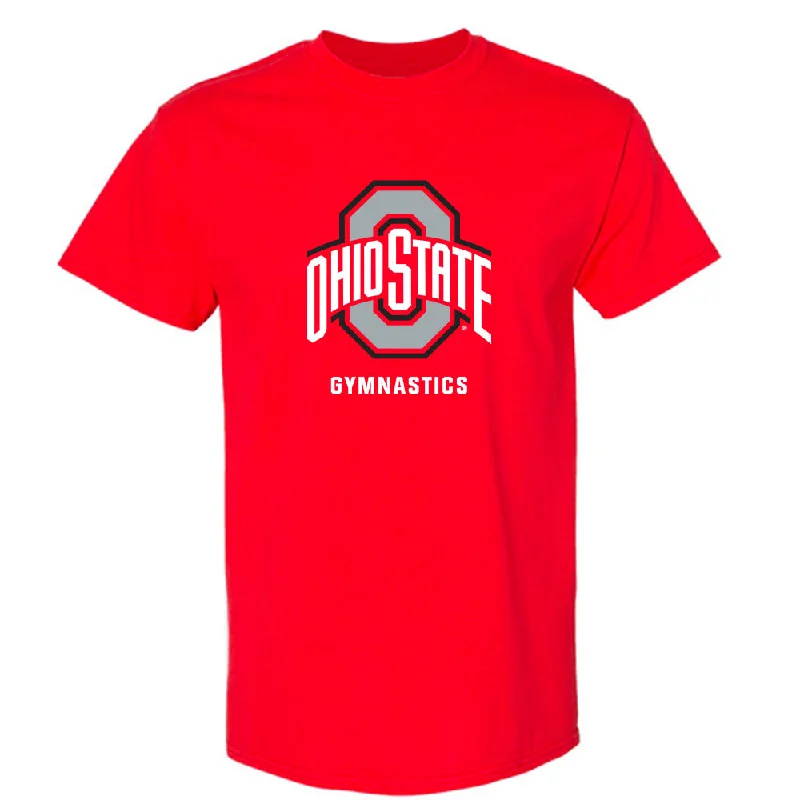 Ohio State - NCAA Women's Gymnastics : Tory Vetter - T-Shirt-- Welt Pockets Slit Pockets