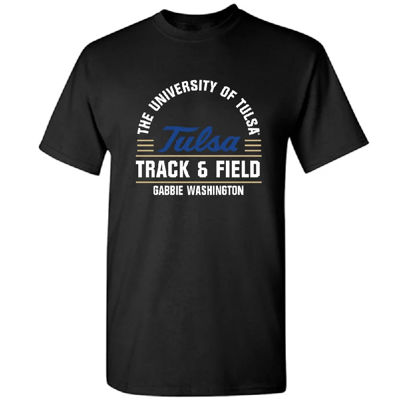 Tulsa - NCAA Women's Track & Field : Gabbie Washington - Classic Fashion Shersey T-Shirt-- Chenille Blend Fleece Blend Nylon Blend Tulsa - NCAA Women's Track & Field : Gabbie Washington - Classic Fashion Shersey T-Shirt-- Chenille Blend Fleece Blend Nylon Blend