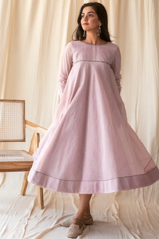 Plum Bias Cut Dress Tunics Plaid country