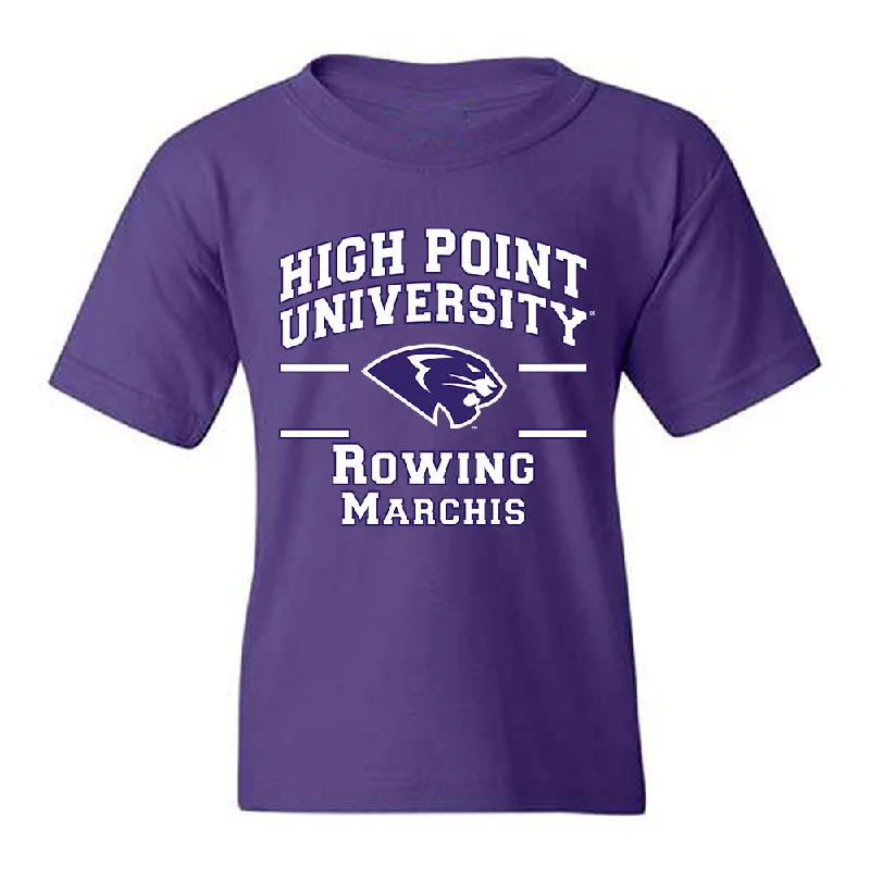 High Point - NCAA Women's Rowing : Caroline Marchis - Classic Fashion Shersey Youth T-Shirt-- Chenille Fabric Brocade Fabric Lace Fabric High Point - NCAA Women's Rowing : Caroline Marchis - Classic Fashion Shersey Youth T-Shirt-- Chenille Fabric Brocade Fabric Lace Fabric