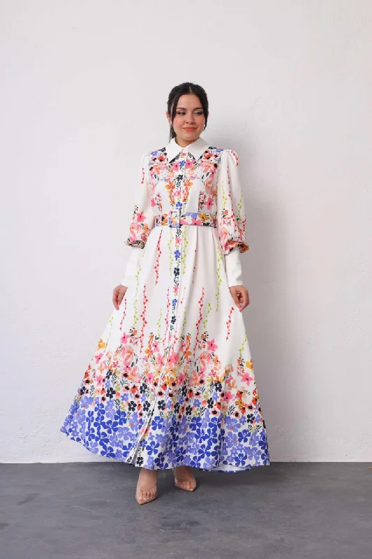 Belted Dress 4223 Tunics stripes playful