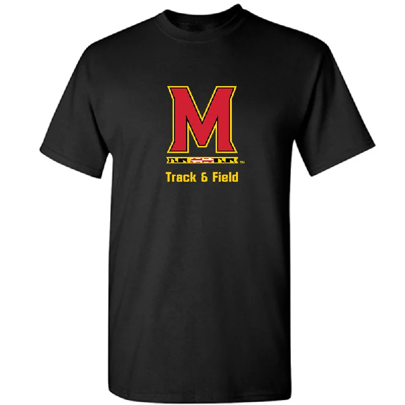 Maryland - NCAA Women's Track & Field : Victoria Teasley - Classic Shersey T-Shirt-- Denim Fabric Leather Fabric Suede Fabric