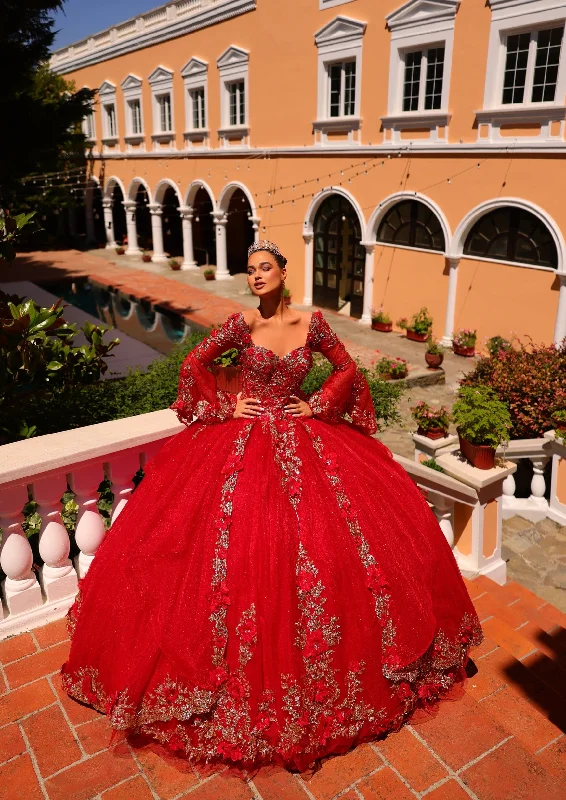 Embroidered Bell Sleeve Quinceanera Dress by Amarra 54263 Tunics Leisure comfortable Embroidered Bell Sleeve Quinceanera Dress by Amarra 54263 Tunics Leisure comfortable