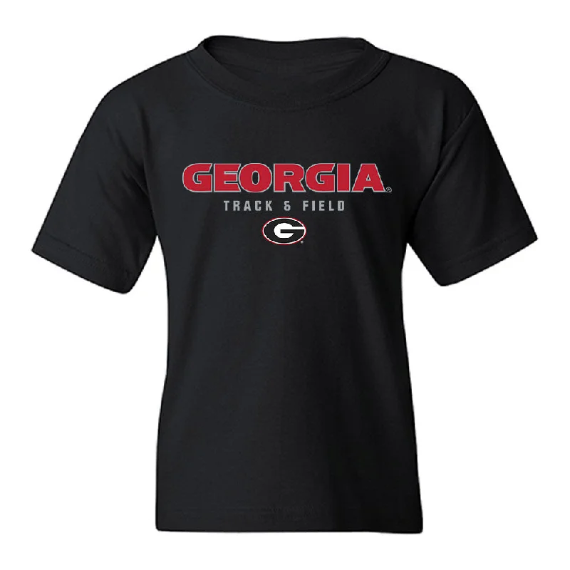 Georgia - NCAA Women's Track & Field : T'oni Birden - Classic Shersey Youth T-Shirt-- Silk Blend Satin Velvet Georgia - NCAA Women's Track & Field : T'oni Birden - Classic Shersey Youth T-Shirt-- Silk Blend Satin Velvet