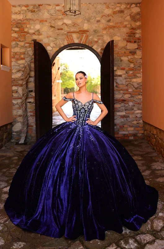 Embroidered Cold Shoulder Quinceanera Dress by Amarra 54316 Tunics Fall fleece