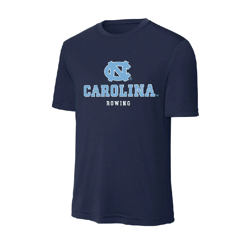 UNC - NCAA Women's Rowing : Emma Dalton - Activewear T-Shirt-- Beaded Sequined Faux Fur UNC - NCAA Women's Rowing : Emma Dalton - Activewear T-Shirt-- Beaded Sequined Faux Fur