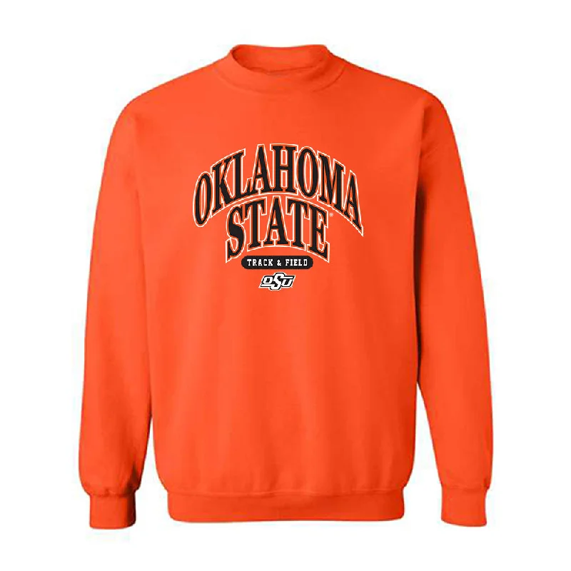Oklahoma State - NCAA Women's Track & Field : Madisyn Jackson - Classic Shersey Crewneck Sweatshirt Cotton Hoodie Fleece Lining Warmth Oklahoma State - NCAA Women's Track & Field : Madisyn Jackson - Classic Shersey Crewneck Sweatshirt Cotton Hoodie Fleece Lining Warmth