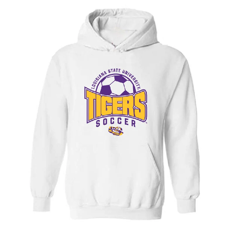 LSU - NCAA Women's Soccer : Jazmin Ferguson - Sports Shersey Hooded Sweatshirt Hoodie with High Neck Warm Protective LSU - NCAA Women's Soccer : Jazmin Ferguson - Sports Shersey Hooded Sweatshirt Hoodie with High Neck Warm Protective