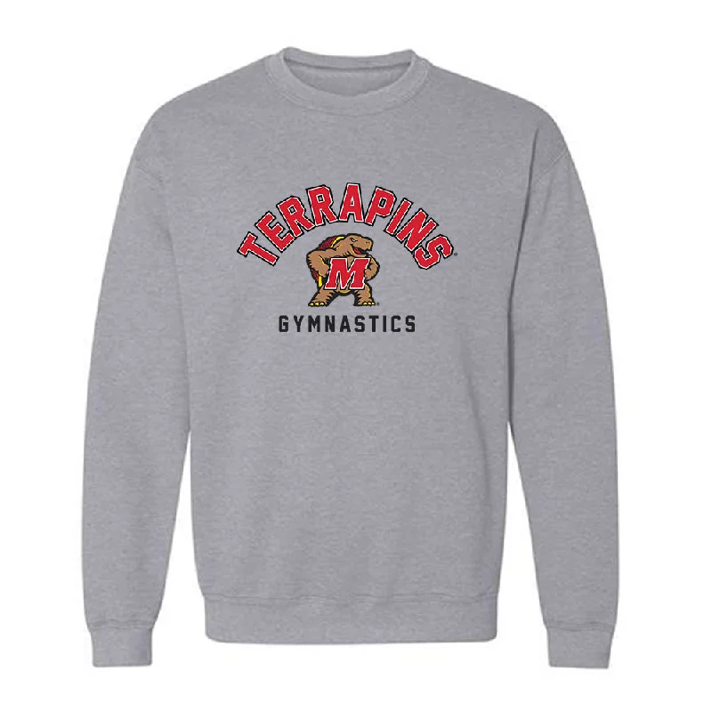 Maryland - NCAA Women's Gymnastics : Natalie Martin - Classic Shersey Crewneck Sweatshirt Hoodie with Bell Sleeves Flared Feminine Maryland - NCAA Women's Gymnastics : Natalie Martin - Classic Shersey Crewneck Sweatshirt Hoodie with Bell Sleeves Flared Feminine