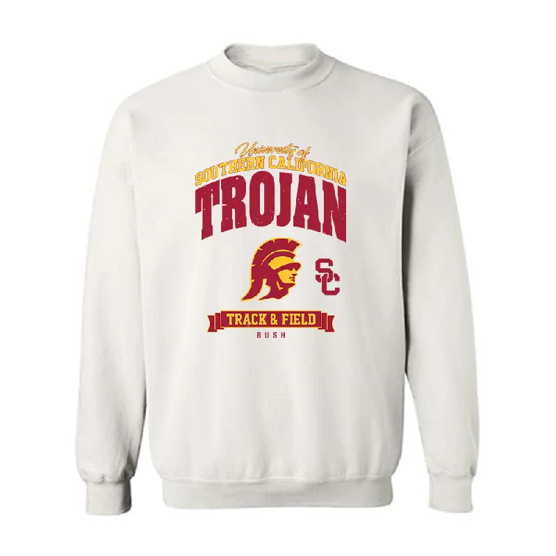 USC - NCAA Women's Track & Field : Ahnyx bush - Classic Fashion Shersey Crewneck Sweatshirt Hoodie with Reflective Safety Nightwear USC - NCAA Women's Track & Field : Ahnyx bush - Classic Fashion Shersey Crewneck Sweatshirt Hoodie with Reflective Safety Nightwear