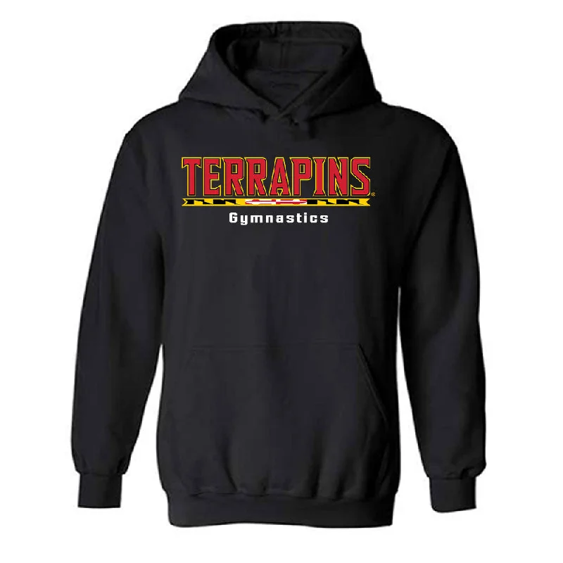 Maryland - NCAA Women's Gymnastics : Natalie Martin - Classic Shersey Hooded Sweatshirt Hoodie with Raglan Sleeves Sporty Comfortable Maryland - NCAA Women's Gymnastics : Natalie Martin - Classic Shersey Hooded Sweatshirt Hoodie with Raglan Sleeves Sporty Comfortable