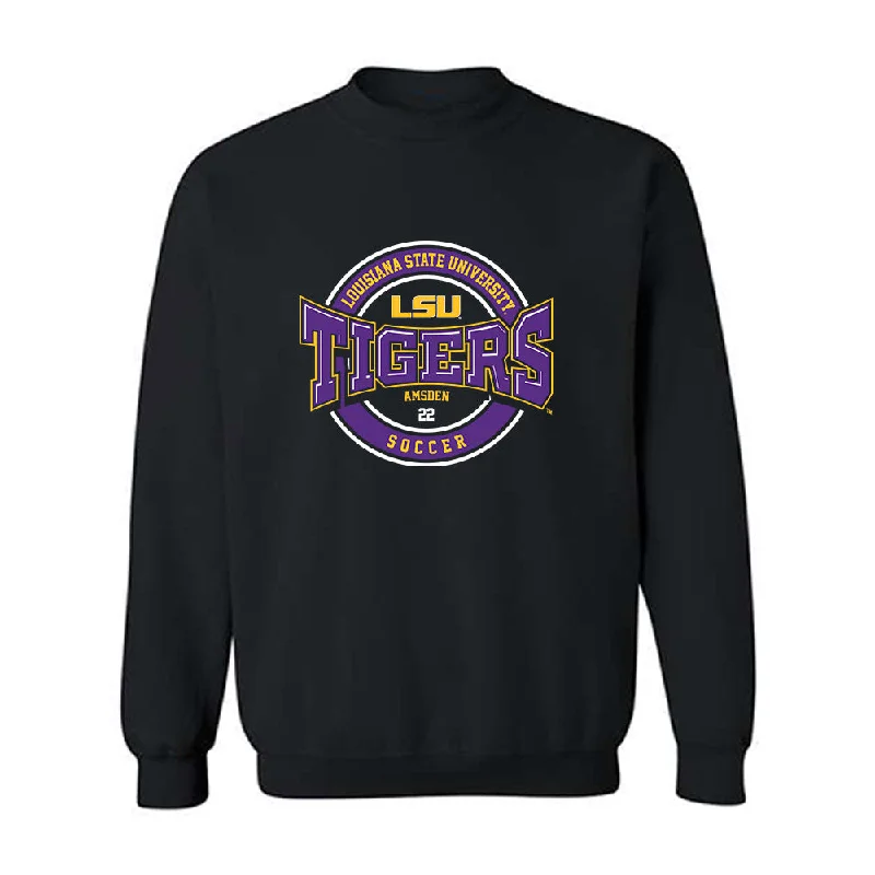 LSU - NCAA Women's Soccer : Ava Amsden - Classic Fashion Shersey Crewneck Sweatshirt Hoodie with Exposed Zipper Edgy Industrial LSU - NCAA Women's Soccer : Ava Amsden - Classic Fashion Shersey Crewneck Sweatshirt Hoodie with Exposed Zipper Edgy Industrial