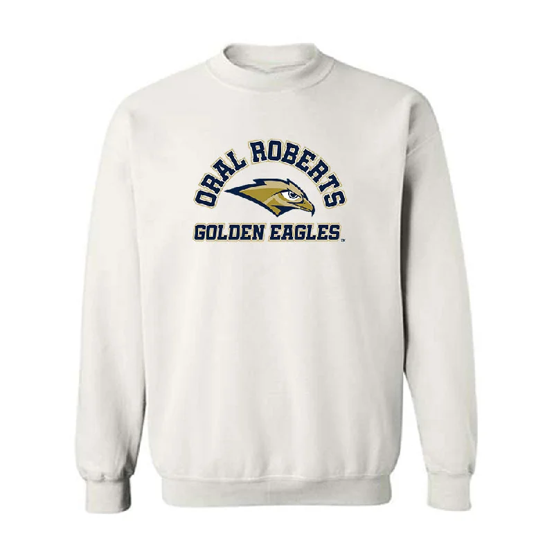 Oral Roberts - NCAA Women's Track & Field : Destiny Downing - Generic Shersey Crewneck Sweatshirt Hoodie with Hem Fringe Bohemian Relaxed Oral Roberts - NCAA Women's Track & Field : Destiny Downing - Generic Shersey Crewneck Sweatshirt Hoodie with Hem Fringe Bohemian Relaxed