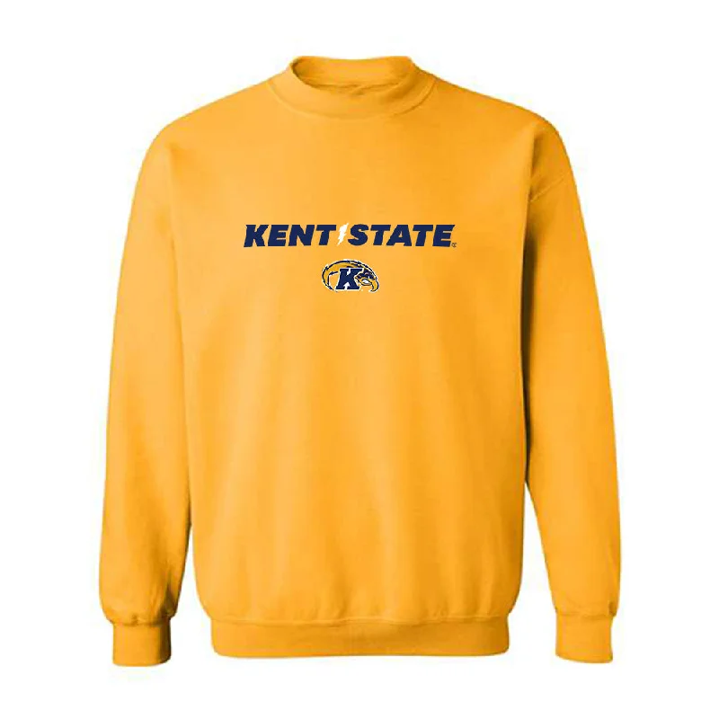 Kent State - NCAA Women's Gymnastics : Jersey Bingman - Classic Shersey Crewneck Sweatshirt Hoodie with Frayed Bohemian Relaxed Kent State - NCAA Women's Gymnastics : Jersey Bingman - Classic Shersey Crewneck Sweatshirt Hoodie with Frayed Bohemian Relaxed