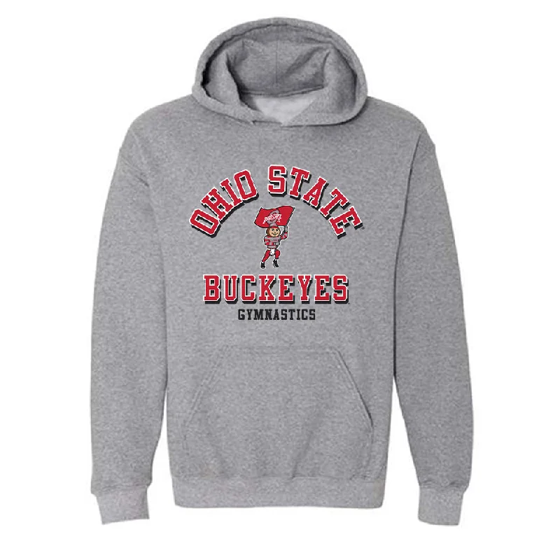 Ohio State - NCAA Women's Gymnastics : Karleigh Reutzel - Classic Shersey Hooded Sweatshirt Hoodie Sweatshirt Pullover Ohio State - NCAA Women's Gymnastics : Karleigh Reutzel - Classic Shersey Hooded Sweatshirt Hoodie Sweatshirt Pullover